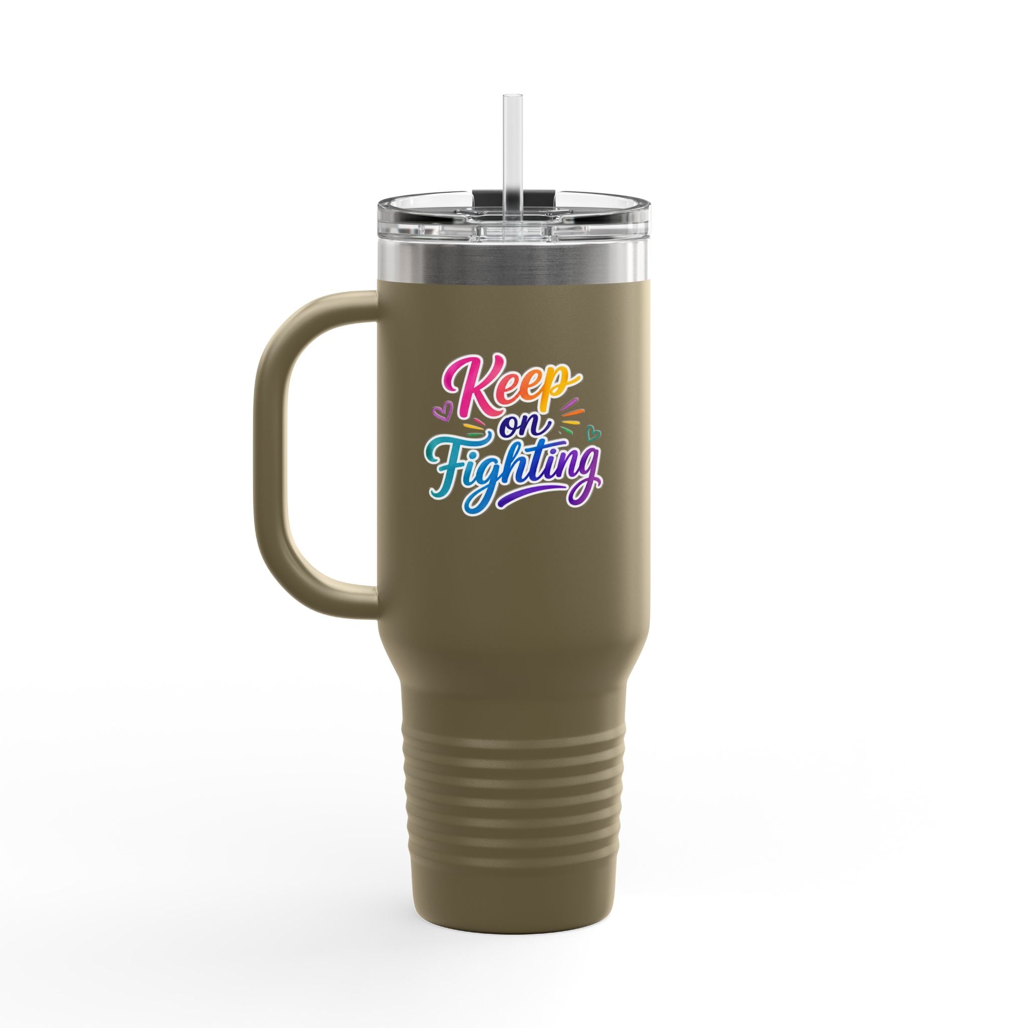Keep On Fighting Insulated Travel Mug