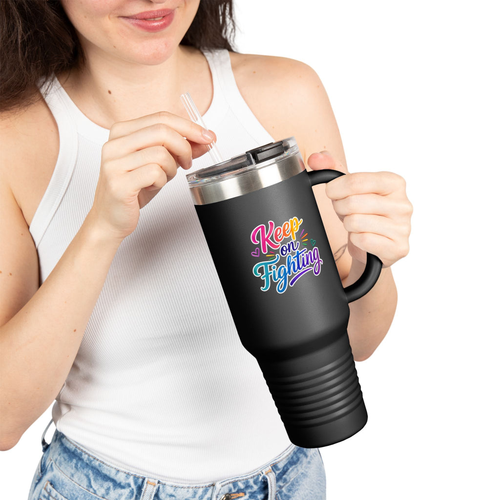 Keep On Fighting Insulated Travel Mug