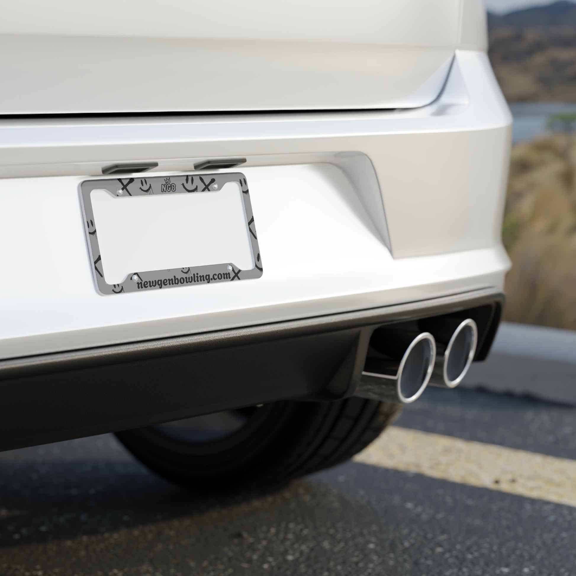 NGB Strikes & Smiles License Plate Cover