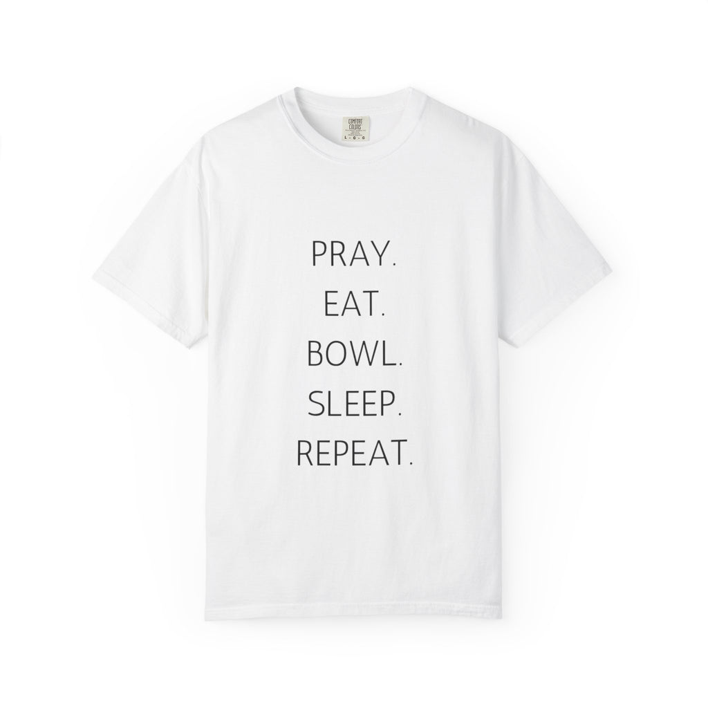 NGB Pray. Eat. Bowl. Sleep. Repeat. Unisex Tee