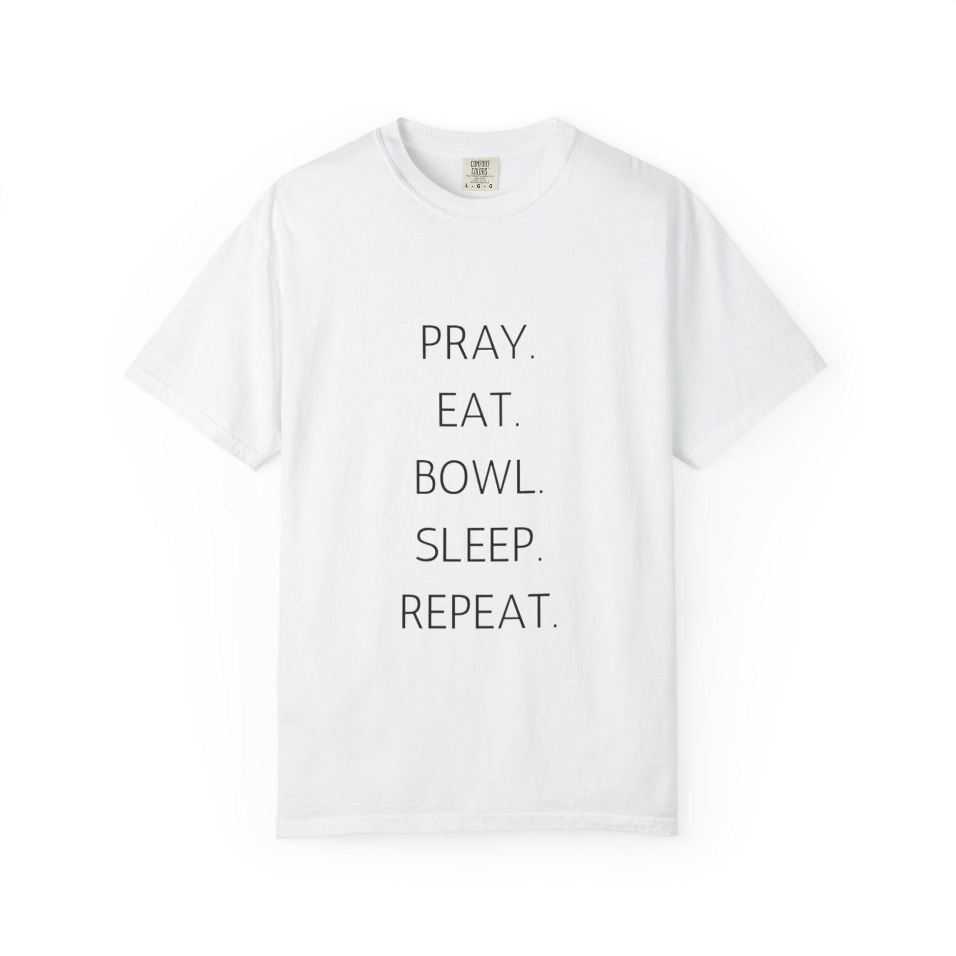 NGB Pray. Eat. Bowl. Sleep. Repeat. Unisex Tee
