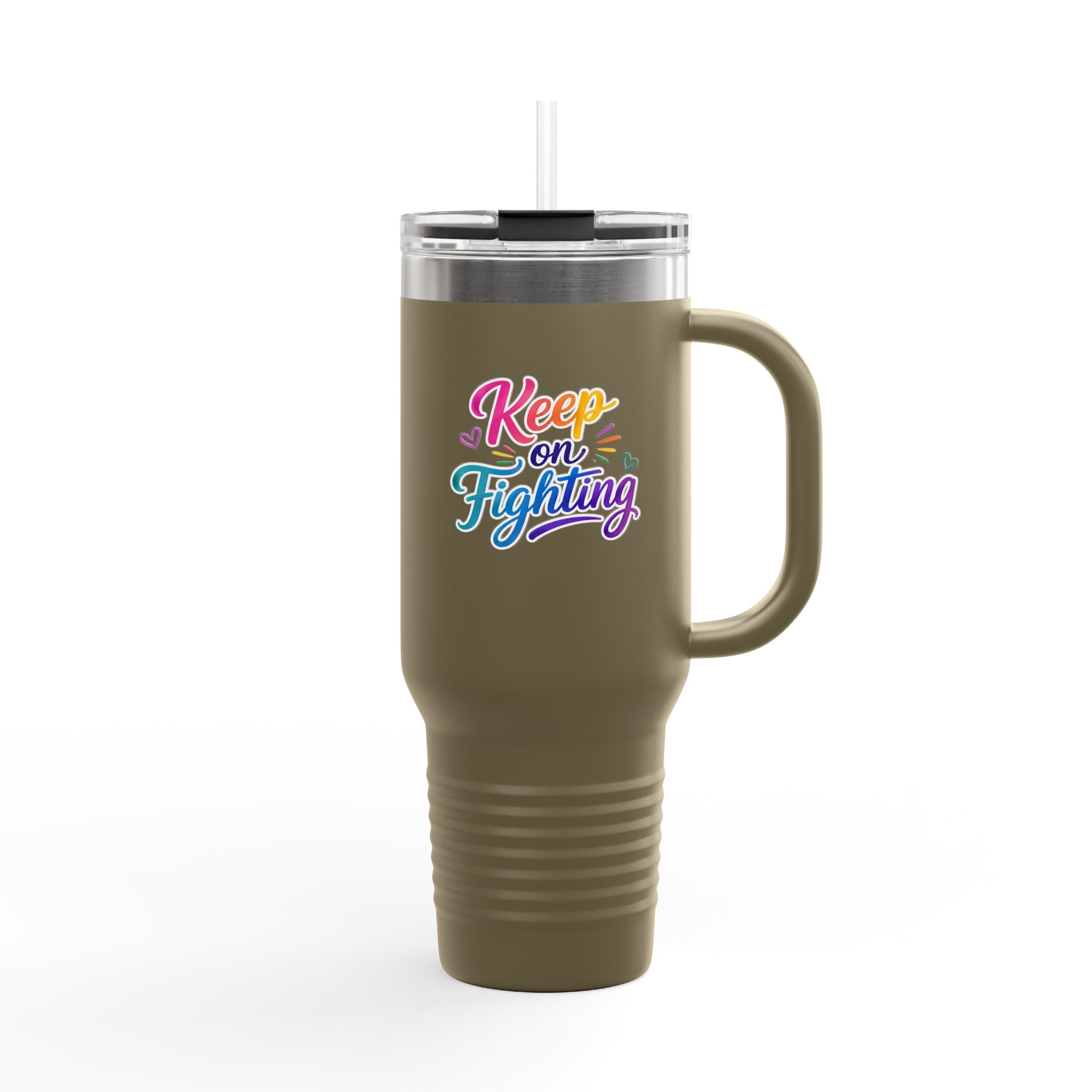 Keep On Fighting Insulated Travel Mug