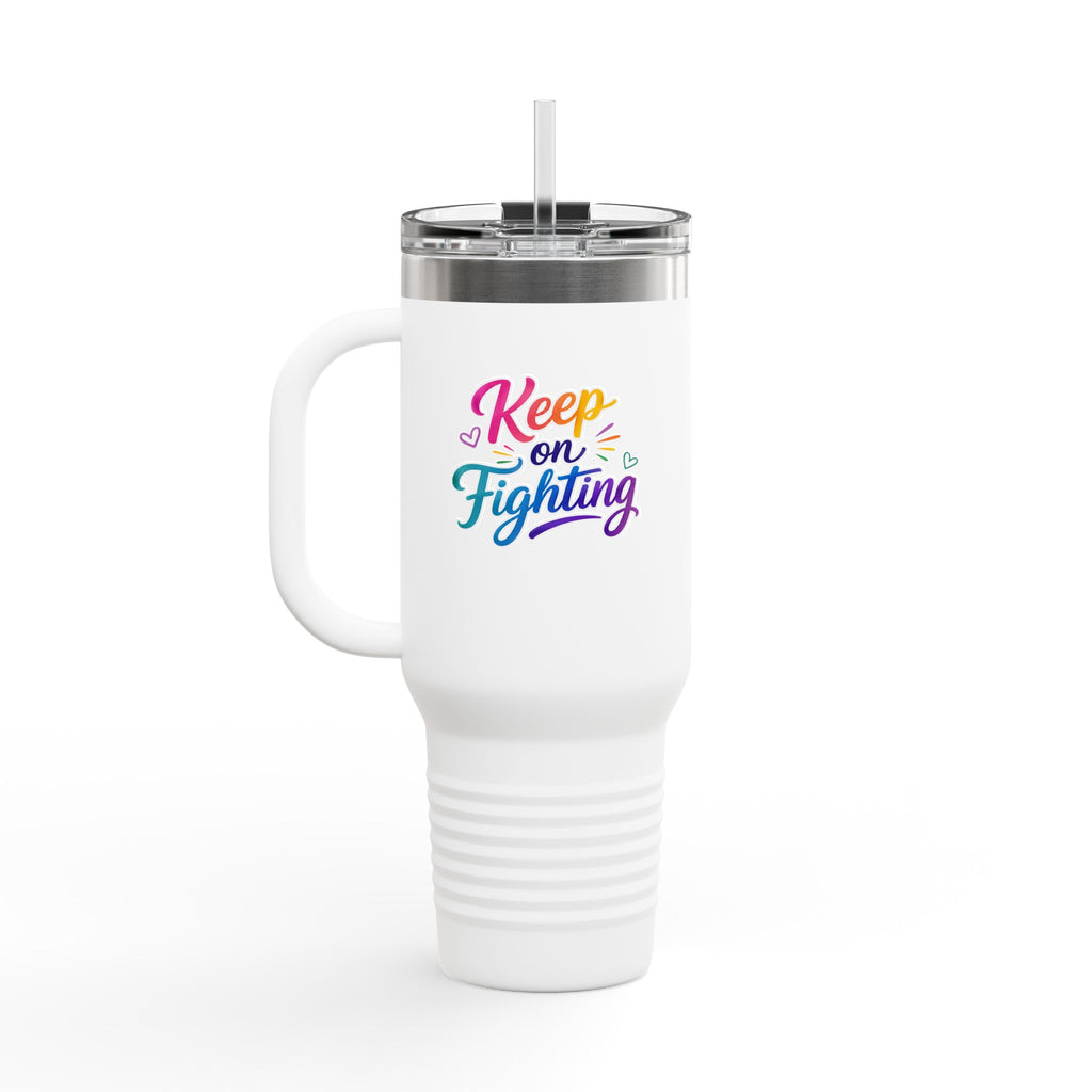 Keep On Fighting Insulated Travel Mug