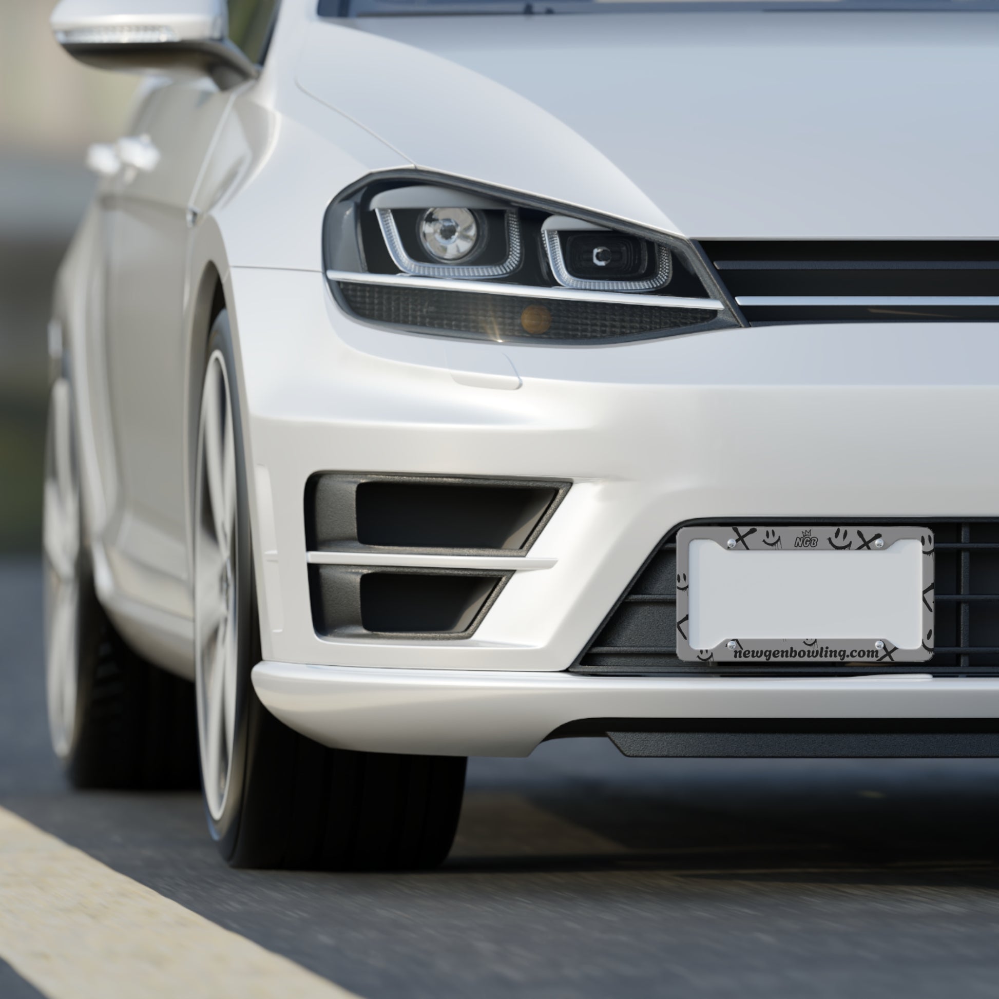 NGB Strikes & Smiles License Plate Cover